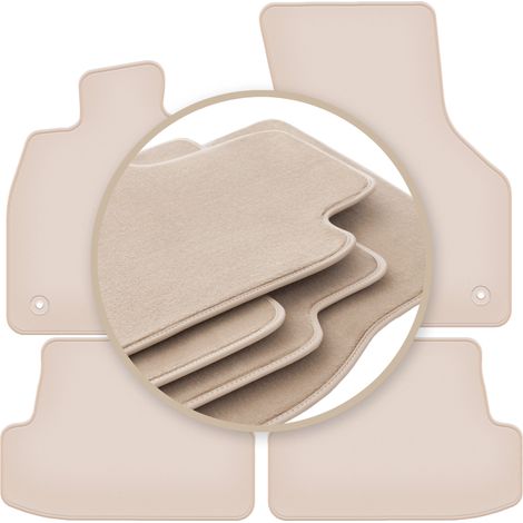 Tapis beiges PREMIUM pour : Seat Leon III berline, break, variante 2012-2020 (1/5)