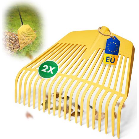 2x Novatool Gartenpflege-Sets Robuster Laubrechen