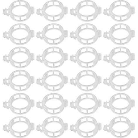 Lntyq Lot de 150 clips pour plantes, clips pour tomates, clips pour vignes, clips de support pour plantes grimpantes, vignes, tiges, travaux de support pour tomates (1/5)