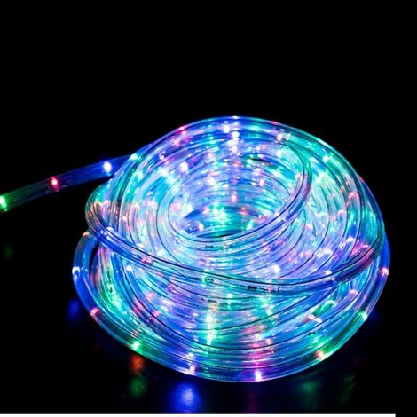 Tubo Luminoso 240 Led 10 mt. con controller per effetti multicolori per esterni