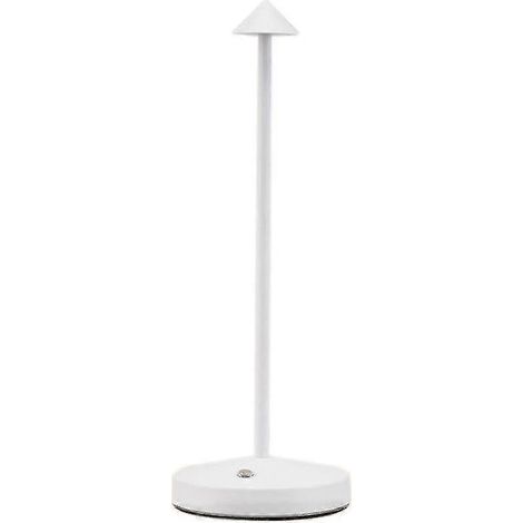 Lampe de table LED rechargeable 1800 mAh, lampe de table moderne à réglage tactile pour chambre à coucher et restaurant (1/5)