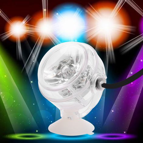 Mini projecteurs LED étanches pour aquarium, lampe submersible pour aquarium (1/5)