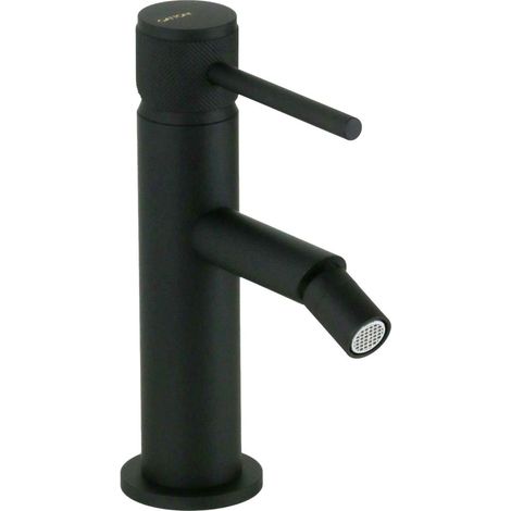 Mitigeur de bidet noir mat avec poignée de luxe Gattoni BETA 2452/24NO Noir mat - Sans vidage