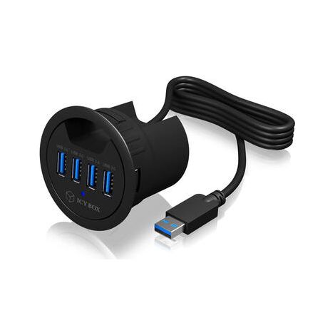 Concentrador de mesa 4x USB 3.0 Tipo-A ICY BOX (1/4)