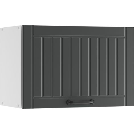 Pensile da cucina Fame-Line, Antracite rustico, 60 cm Piatto, Vicco
