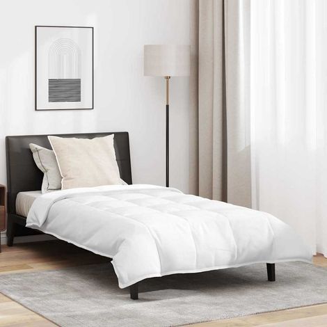 2-in-1 Bettdecke mit Kissen 2 pcs Weiß Daunenfeder vidaXL (1/5)