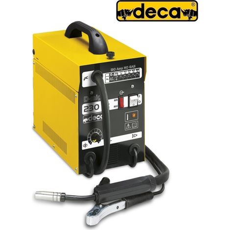 Saldatrice a filo MIG MAG e NO GAS 130 Amp Deca -  D-MIG 230 AC