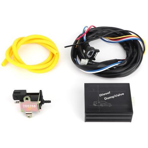 Soupape de Soufflage Turbo Réglable, Kit de Soupape de Soufflage de Soupape de Décharge Turbo Ensemble de Contrôleur électrique Accessoire Automobile.