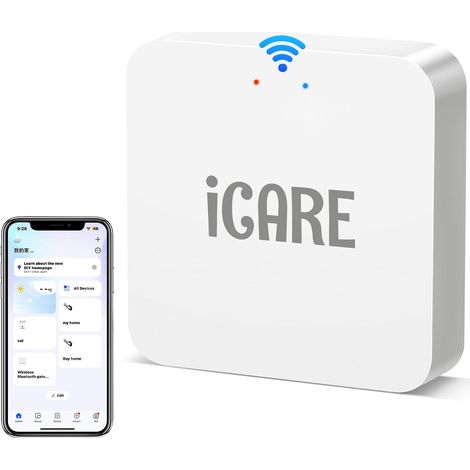 Passerelle Intelligente WiFi/Bluetooth pour Serrure Connectée, Contrôle à Distance par APP (1/5)