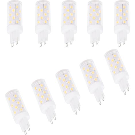 10 Stück G9 4W 33LED Energiesparlampe für Decken-, Wand- und Tischlampen (warmes Licht) (1/5)