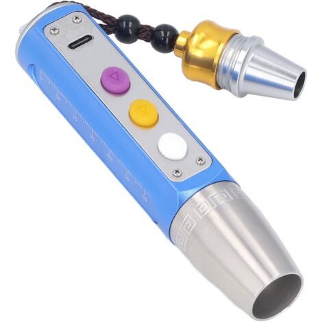 Lampe torche d'identification de pierres précieuses – 3 LED réglables – Acier inoxydable et aluminium – Étanche et résistante aux chocs (1/5)