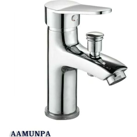 Mitigeur de douche Robinet de douche robinet monotrou à double usage chaud et froid Alliage (1/4)