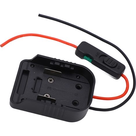 Adaptateur de batterie pour batteries lithium Makita et Bosch 14,4 V et 18 V avec fusible et borniers. (1/5)
