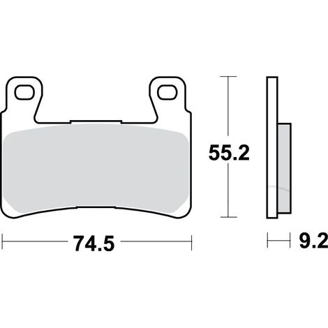 Pastiglie freno TRW MCB819SV