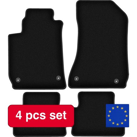 Tapis, Fibre Synthétique, Design Luxe-Enveloppant, noir (1/5)