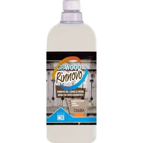 Detergente per rimuovere patine e rinnovare il legno cirwood rinnovo da 1 lt (1/5)