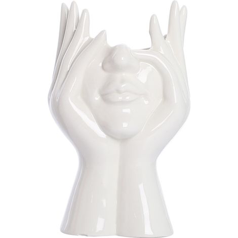 Pot Céramique Humanoïde - Décoration Intérieure pour Plantes d’Intérieur - 1 Pièce (1/5)