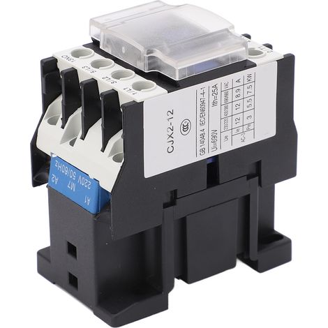 Contacteur 220 V CA haute sensibilité, ABS épais, contact argenté, contacteur électrique industriel CA (1/5)