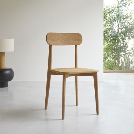 Chaise en bois de teck Jonàk (1/5)