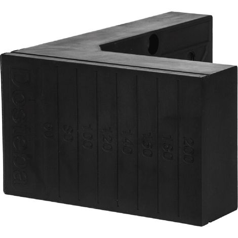 Weber Saint-Gobain Equerre de fixation de charges légères ITE, 60-140cm, Webertherm trawik PU