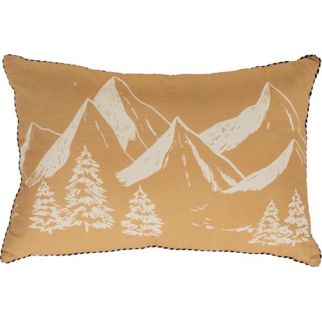 Amadeus - Coussin graphique montagne 40x60 cm (1/2)