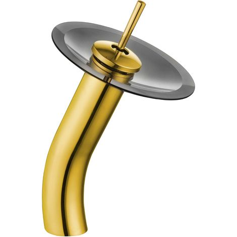 Mexen Niagara hohe Waschtischarmatur, Gold - 745610-57 (1/2)