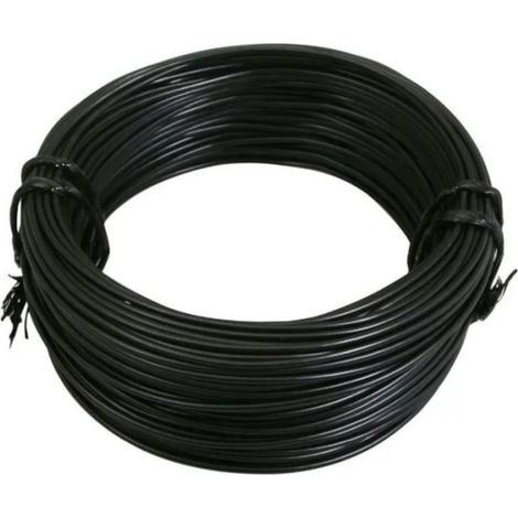 Rouleau de 5 mètres fil électrique 1mm² cuivre noir souple – Câble flexible pour installations électriques – Résistance à la traction élevée