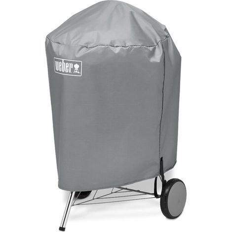 Weber Housse de barbecue charbon 57 cm 100% polyester Dimensions 91,44 x 72,39 x 58,42 cm Sangles de fixation pour maintien solide (1/5)