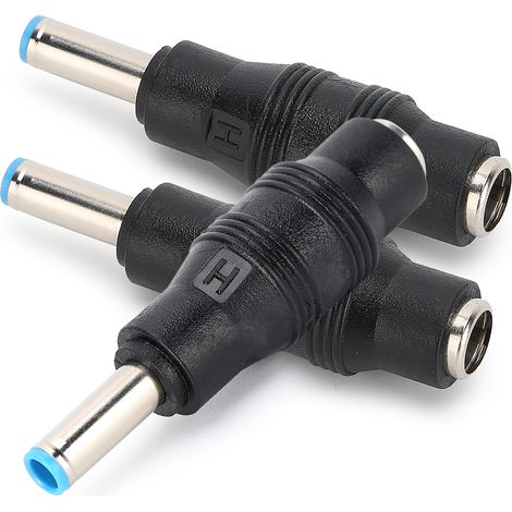 Adaptateur Secteur 3 Pièces 5.5x2.1mm Femelle vers 4.5x3.0 Mâle pour Chargeur PC Portable HP