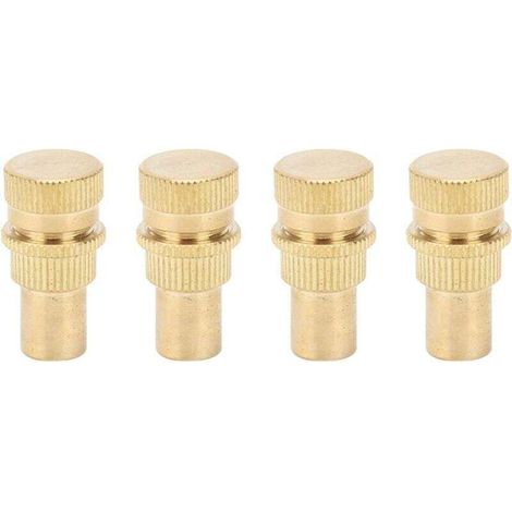 Dégonfleur Automatique de Pneu, 4 Pièces Laiton Outil de Noyau de Valve de Pneu Accessoire de Pneu de Roue Automatique pour Pneus, Voiture, Camion, Moto, et VTT (1/4)