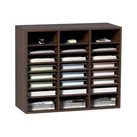 Organizzatore per Documenti in Legno 24 Scompartimenti Totale (1/5)