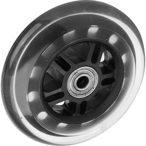 Roues et roulettes à roulement ABEC-7 608ZZ en polyuréthane (PU) 4 pouces pour petits chariots, portes et quincaillerie (1/5)