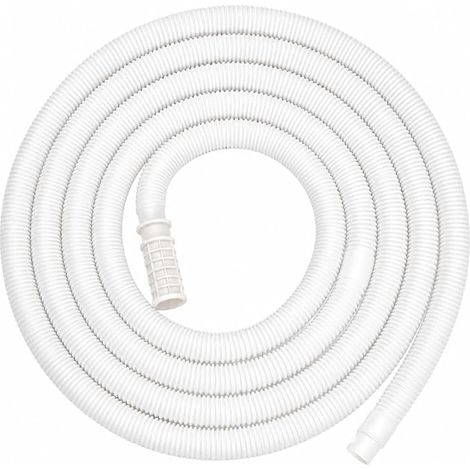 Tuyau Climatiseur ø 16mm avec Collier de Serrage Inox, Résistant UV Flexible 5M PVC Tuyau ÉVacuation Condensat Clim pour Climatiseurs Split (1/5)