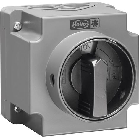 Helios RS 3 plus 1 7,5 Revisionsschalter, 3-polig 7,5kW, AC-23B, 400V, 3-PH IP 65, Verriegelung in 0 und I