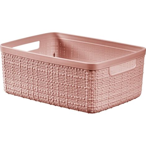 Curver Eleganter Aufbewahrungskorb Rosa (1/5)