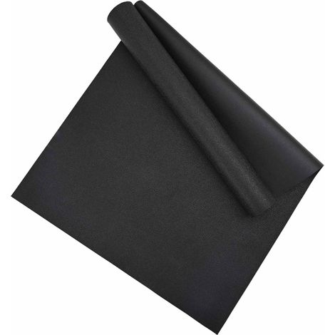 Sport Protection Mat Black 200 x 90 x 0.6 cm High-density PVC vidaXL