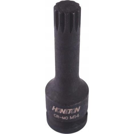 Vaso de impacto Honiton de 1/2" con estrías, M16, 78 mm (1/5)