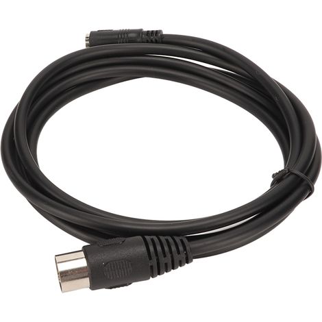 Câble d'extension professionnel 5 broches DIN mâle vers jack 3,5 mm pour lecteur CD, magnétoscope, DVD et platine vinyle (1,5 m). Longueur : 1,5 m. (1/4)