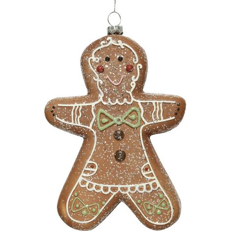 Kaemingk Weihnachtsanhänger Lebkuchenmann 15,8 cm Weihnachtsanhänger