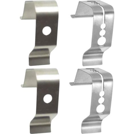 Zerodeko 4 Pièces Pince pour Thermomètre à Viande Clip Acier (1/5)