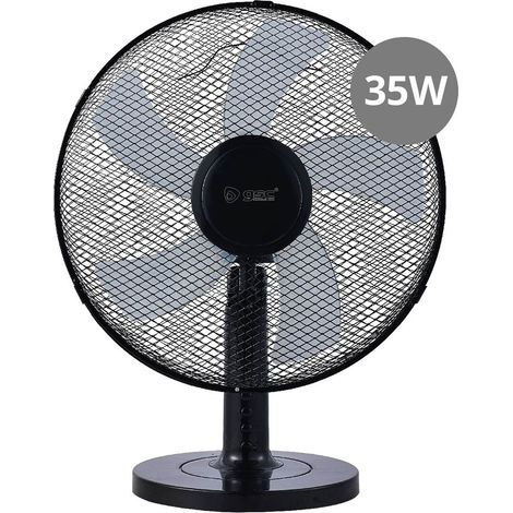 Macomia Tischventilator Ø31cm 35W Schwarz