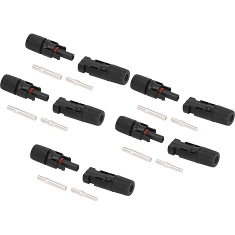 5-teiliger wasserdichter PV-Solarstecker IP67, PPO-isoliert, Hochstrom, 1000 V Spannung, 50 A Strom, robuster Photovoltaik-Kabeladapter (1/5)