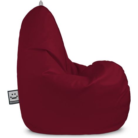 Puff Pera Relax Polipiel Granate Infantil Granate
