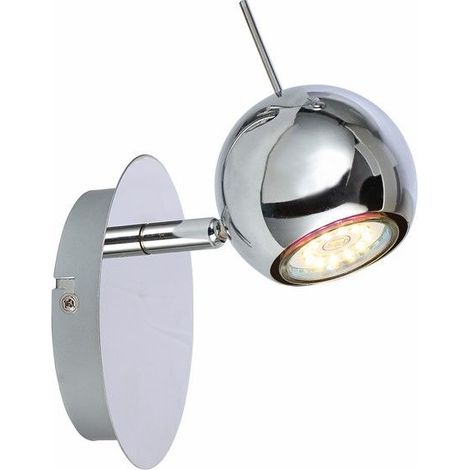 Applique murale chrome Santorini 2 GU10 50W Reality