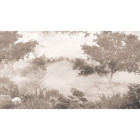 Papier peint panoramique - Forêt Tropicale - 130 cm x 72 cm (1/2)