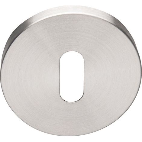 Paire de rosaces inox JADE slim type clé L - HERACLES - B-INOX-SL06