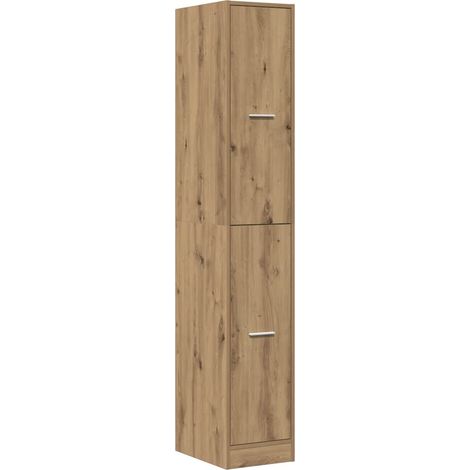Meubles de Rangement,Armoire d'apothicaire chêne artisanal bois d'ingénierie CFW247214 (1/5)