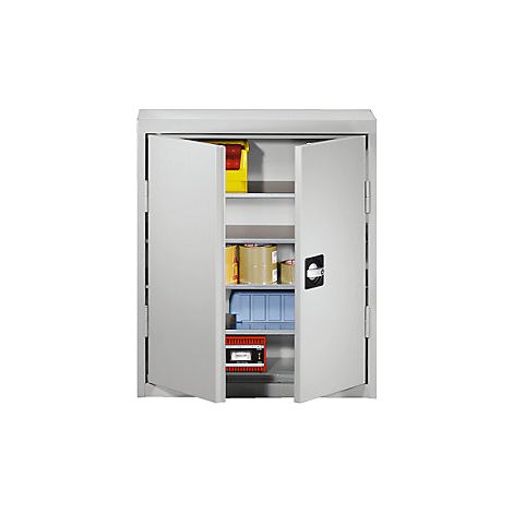 Armario de chapa de acero para material  altura 780 mm  gris (1/2)