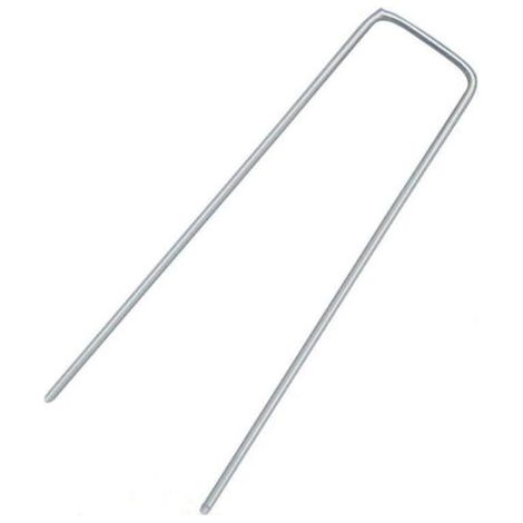 100x Sardines Piquet - Pack de 100 Agrafes Paillage en Acier Galvanisé - Fixation Bache, Tente, Grillage, Cloture (1/5)
