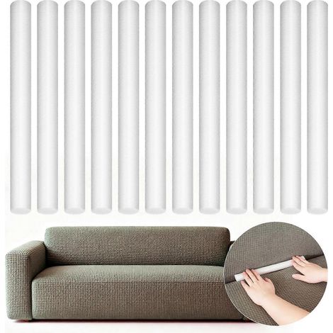Bâtonnets de mousse de remplissage pour housse de canapé, blancs, 20 bâtonnets (1/5)